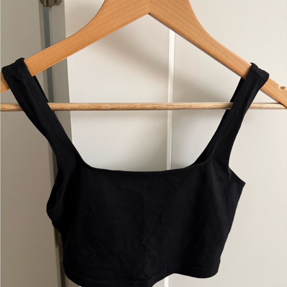 Aritzia Tna Black Women's Crop Top